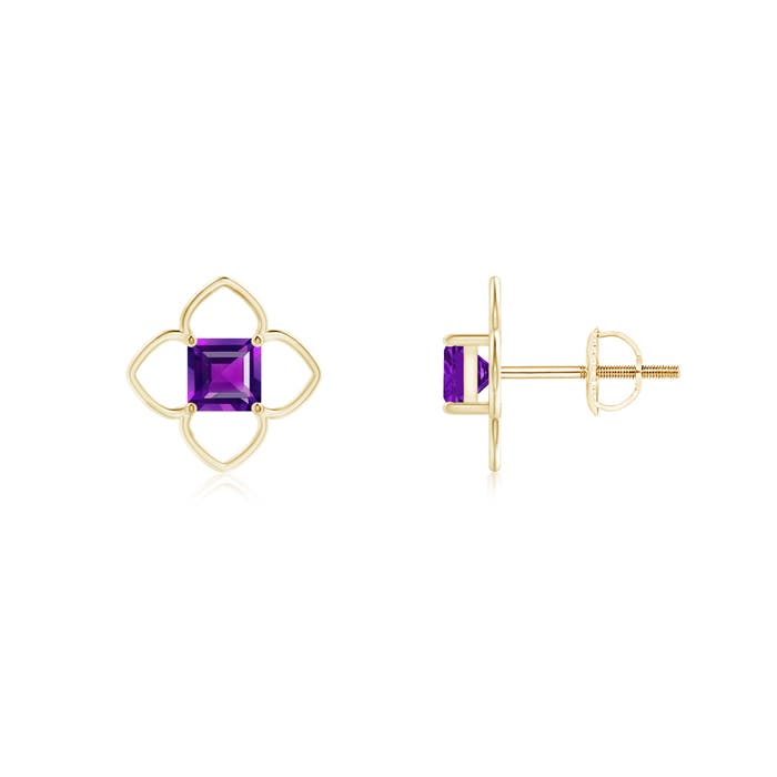 AAA - Amethyst / 0.66 CT / 14 KT Yellow Gold