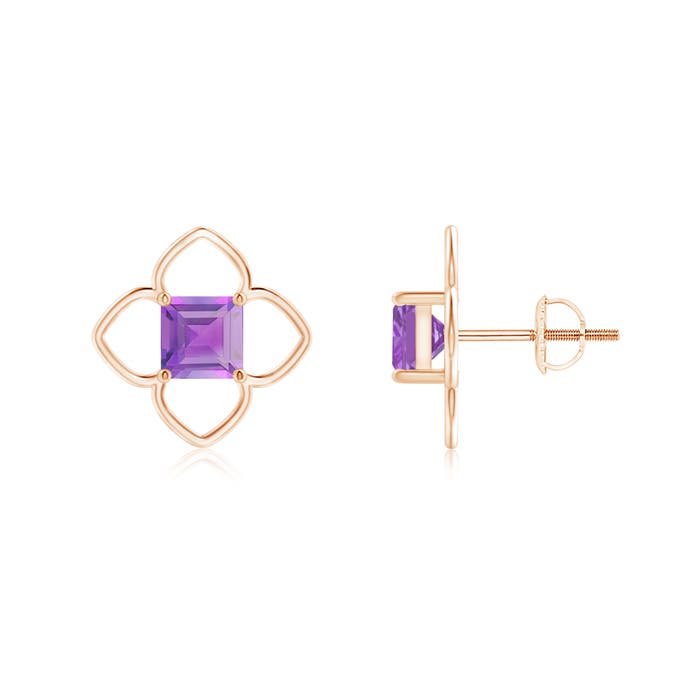 A - Amethyst / 1.4 CT / 14 KT Rose Gold