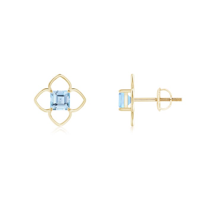 AAA - Aquamarine / 0.66 CT / 14 KT Yellow Gold