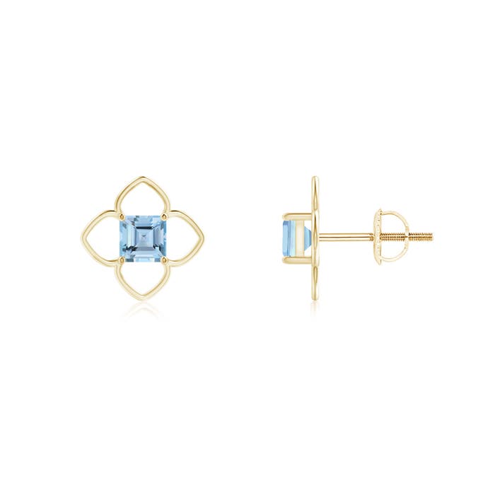 AAAA - Aquamarine / 0.66 CT / 14 KT Yellow Gold