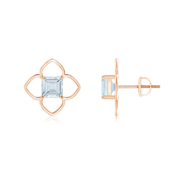 A - Aquamarine / 1.1 CT / 14 KT Rose Gold