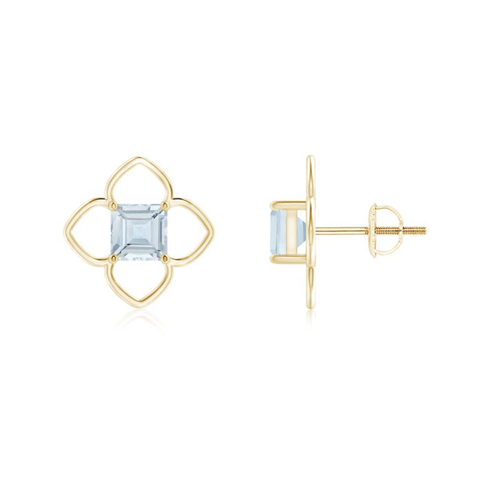 A - Aquamarine / 1.1 CT / 14 KT Yellow Gold