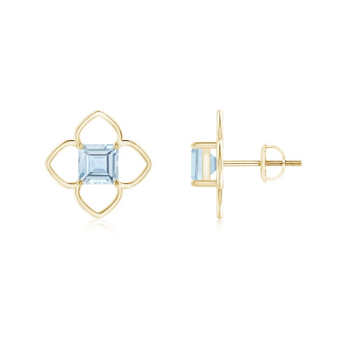 AA - Aquamarine / 1.1 CT / 14 KT Yellow Gold