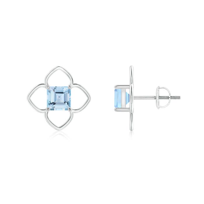 AAA - Aquamarine / 1.1 CT / 14 KT White Gold