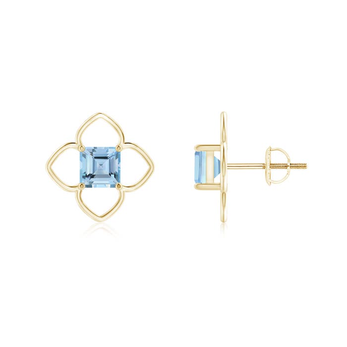 AAAA - Aquamarine / 1.1 CT / 14 KT Yellow Gold