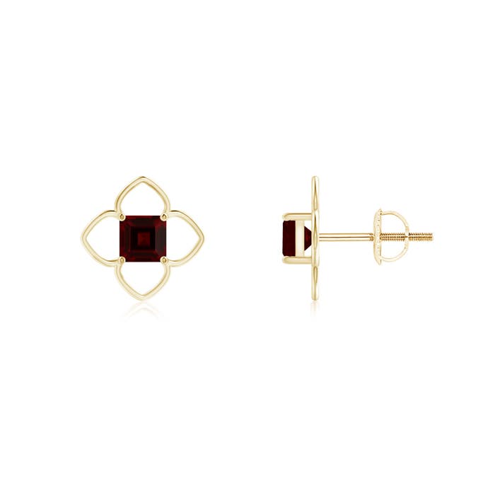 AA - Garnet / 0.7 CT / 14 KT Yellow Gold