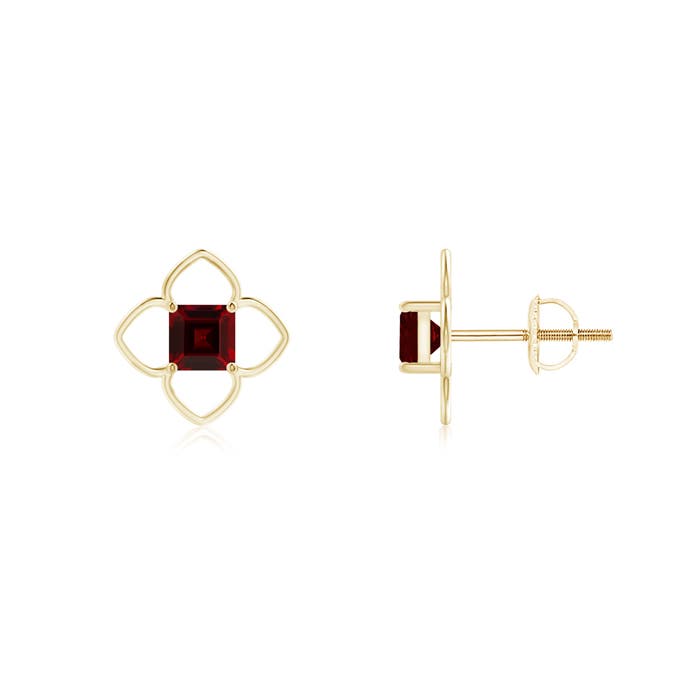 AAA - Garnet / 0.7 CT / 14 KT Yellow Gold