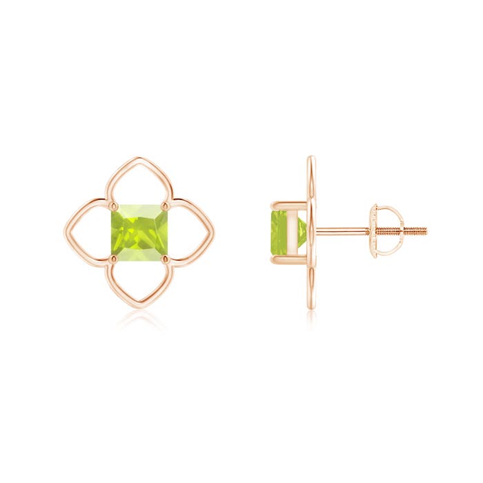 A - Peridot / 1.3 CT / 14 KT Rose Gold