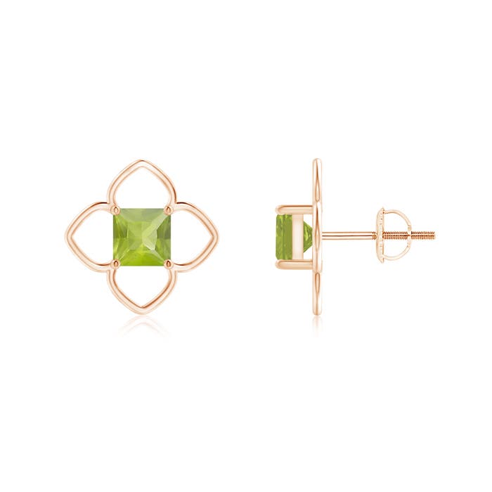 AA - Peridot / 1.3 CT / 14 KT Rose Gold