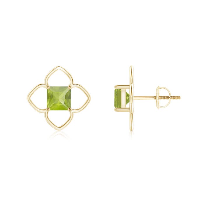 AA - Peridot / 1.3 CT / 14 KT Yellow Gold