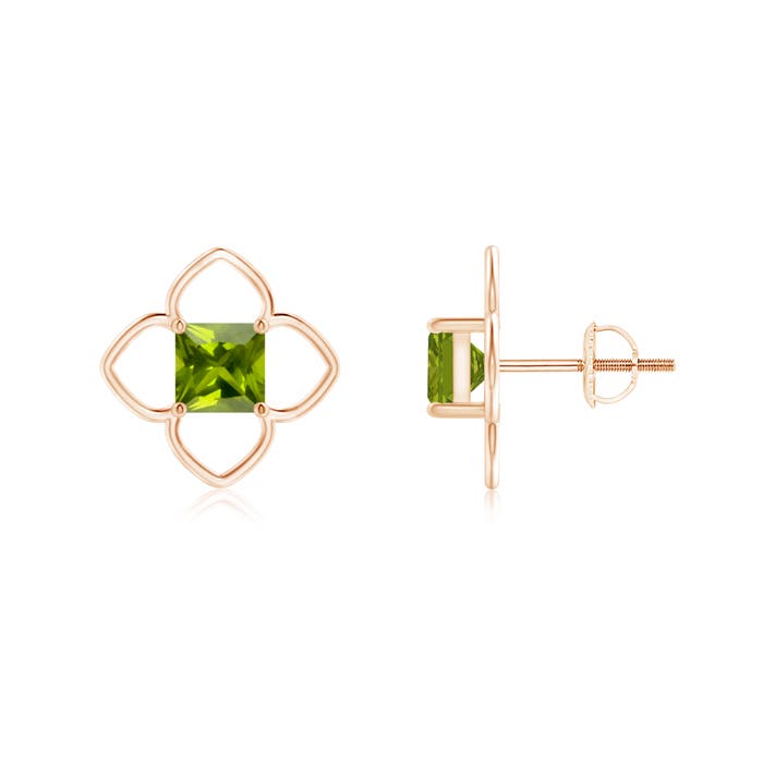 AAA - Peridot / 1.3 CT / 14 KT Rose Gold