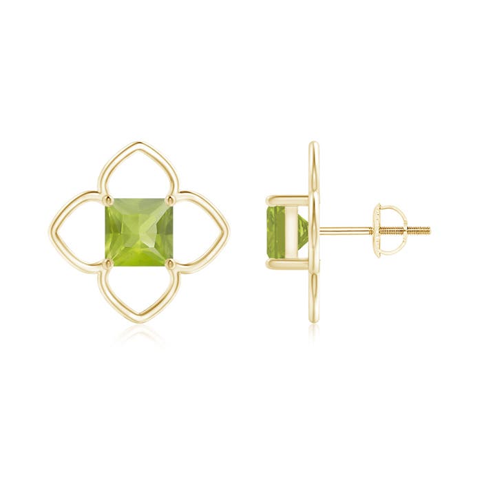 AA - Peridot / 2.2 CT / 14 KT Yellow Gold