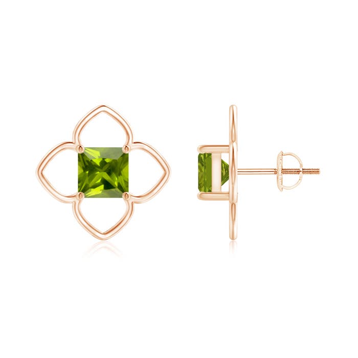 AAA - Peridot / 2.2 CT / 14 KT Rose Gold