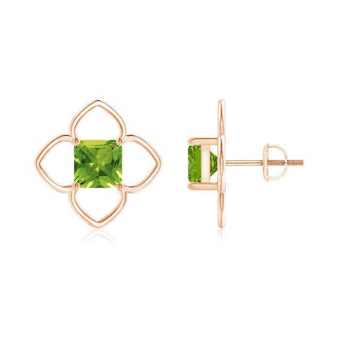 AAAA - Peridot / 2.2 CT / 14 KT Rose Gold