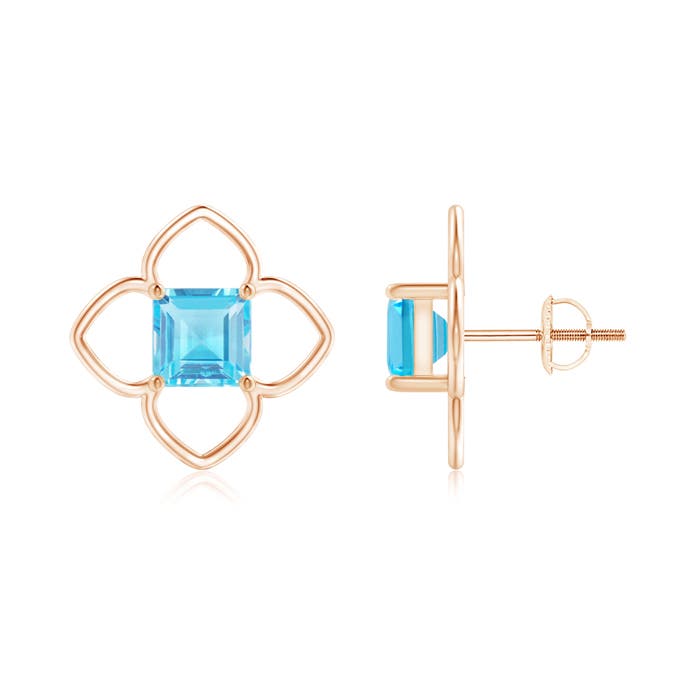 AA - Swiss Blue Topaz / 2.7 CT / 14 KT Rose Gold