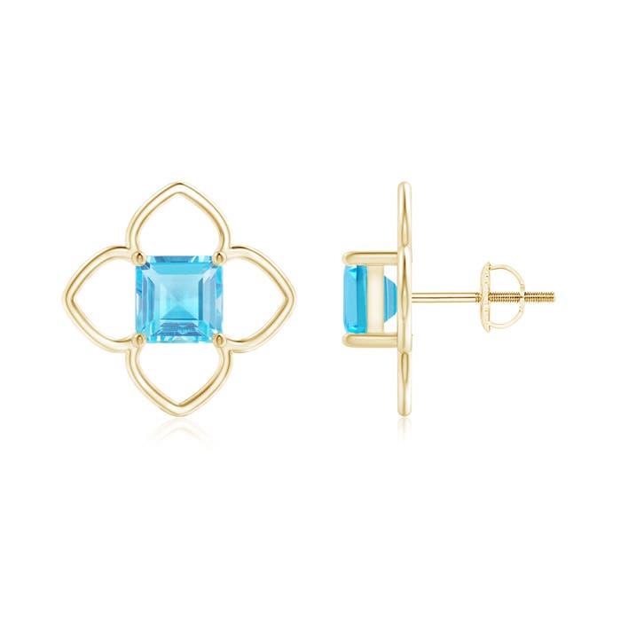 AA - Swiss Blue Topaz / 2.7 CT / 14 KT Yellow Gold