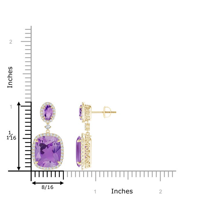 A - Amethyst / 10.65 CT / 14 KT Yellow Gold