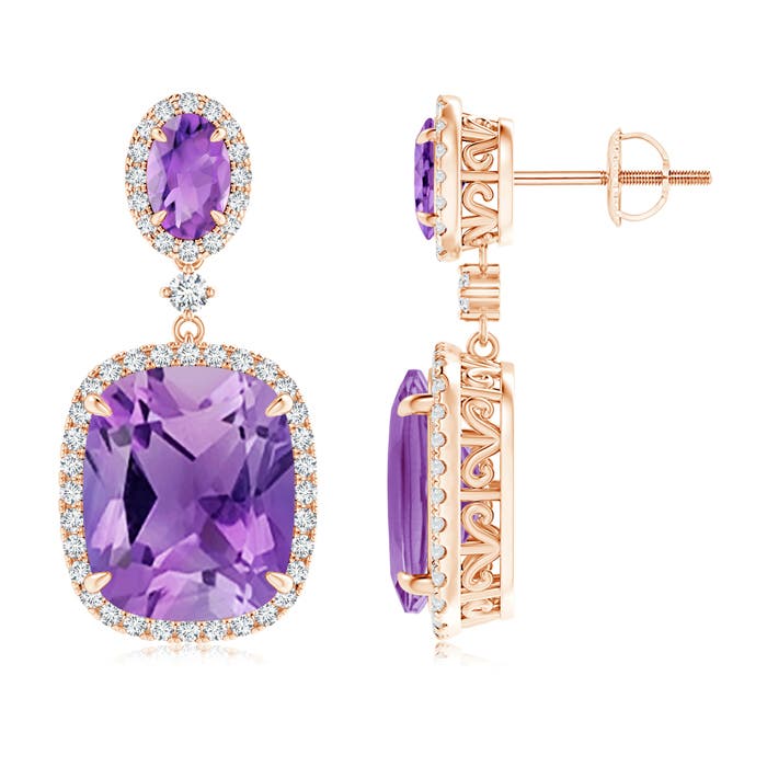 AA - Amethyst / 10.65 CT / 14 KT Rose Gold