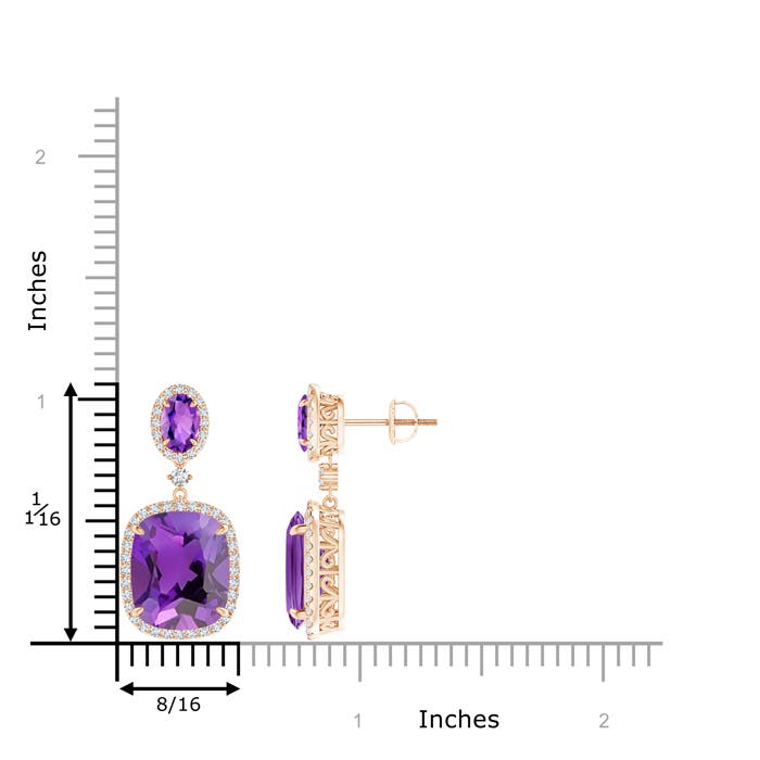 AAA - Amethyst / 10.65 CT / 14 KT Rose Gold