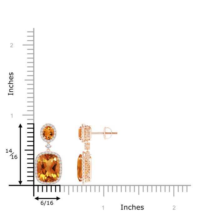 AAA - Citrine / 6.4 CT / 14 KT Rose Gold