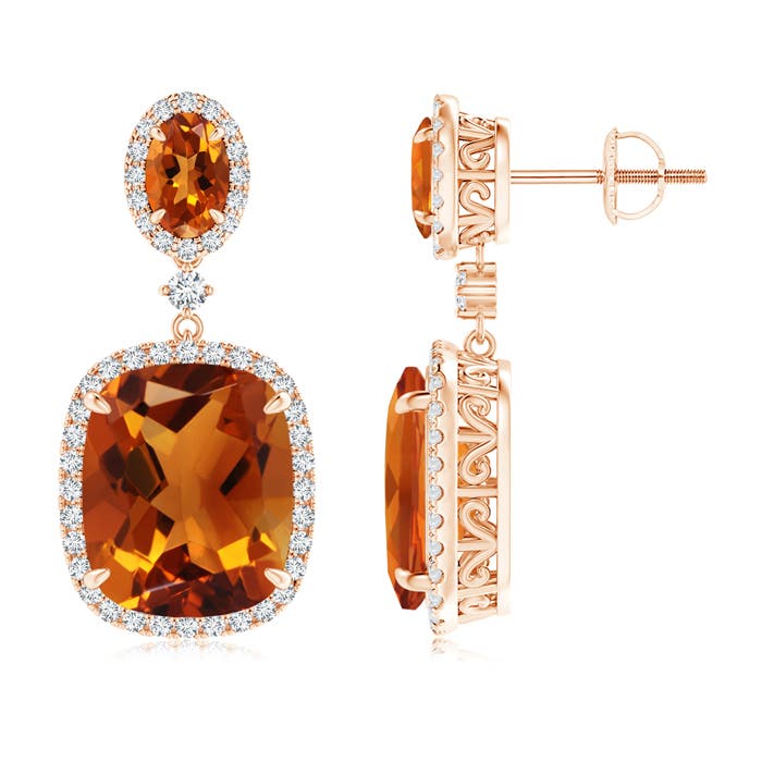 AAAA - Citrine / 10.85 CT / 14 KT Rose Gold