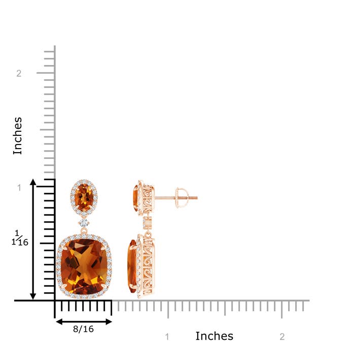 AAAA - Citrine / 10.85 CT / 14 KT Rose Gold