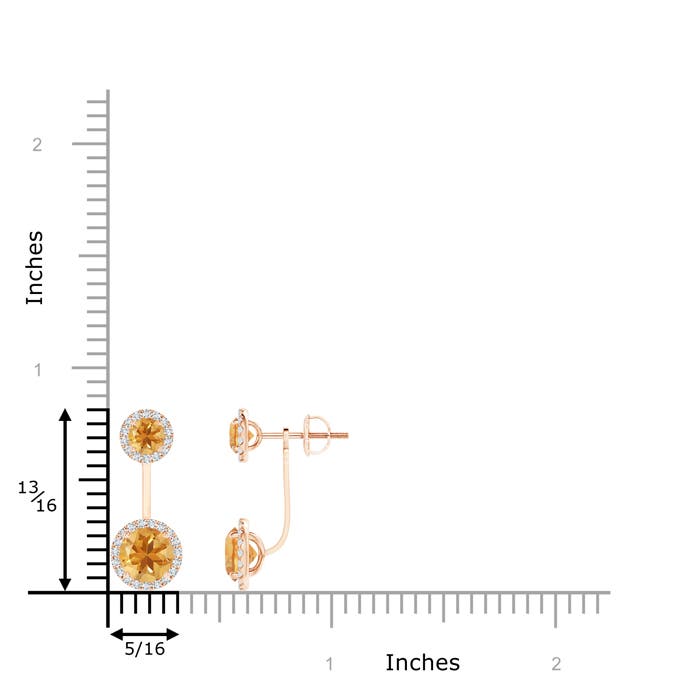 A - Citrine / 2.19 CT / 14 KT Rose Gold