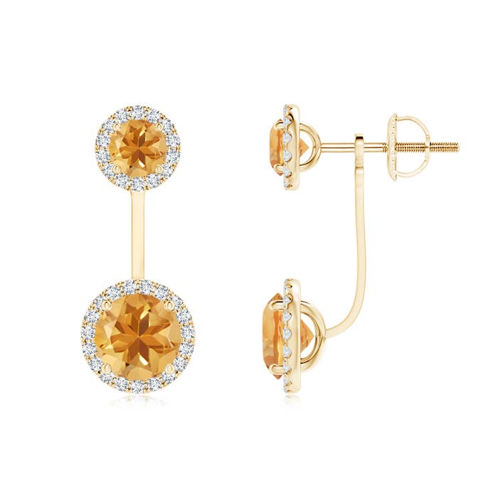 A - Citrine / 2.19 CT / 14 KT Yellow Gold