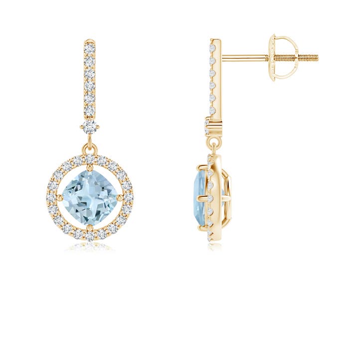 AA - Aquamarine / 1.34 CT / 14 KT Yellow Gold