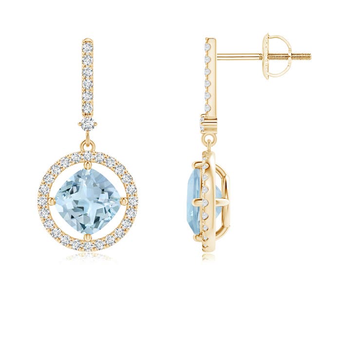 AA - Aquamarine / 2.15 CT / 14 KT Yellow Gold