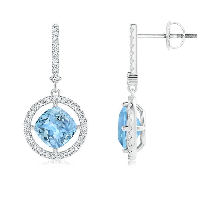 AAAA - Aquamarine / 2.15 CT / 14 KT White Gold