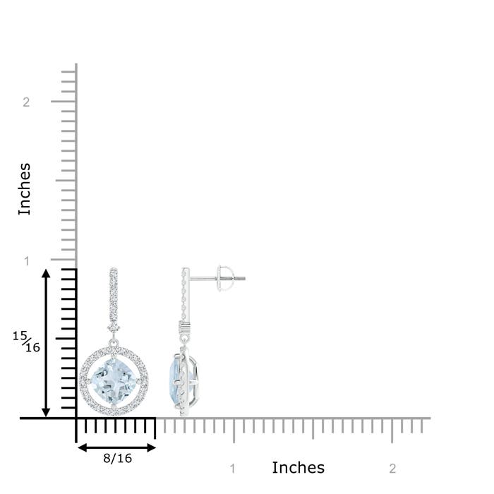 A - Aquamarine / 3.28 CT / 14 KT White Gold