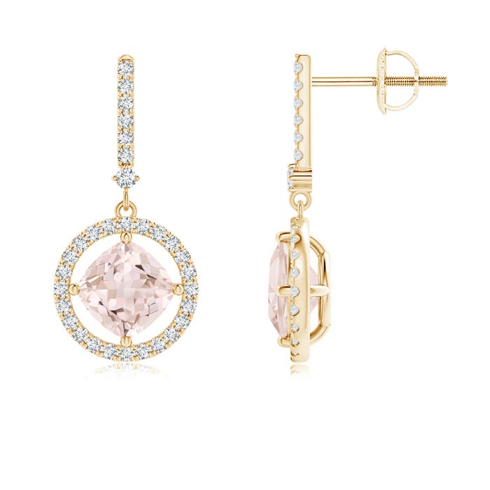 A - Morganite / 1.89 CT / 14 KT Yellow Gold