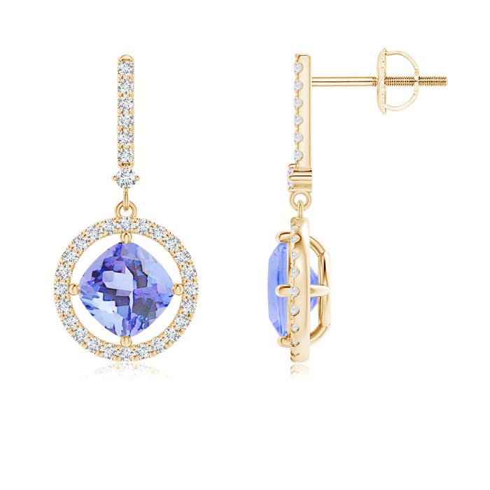 A - Tanzanite / 2.49 CT / 14 KT Yellow Gold