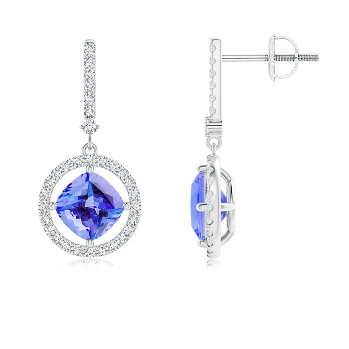 AA - Tanzanite / 2.49 CT / 14 KT White Gold