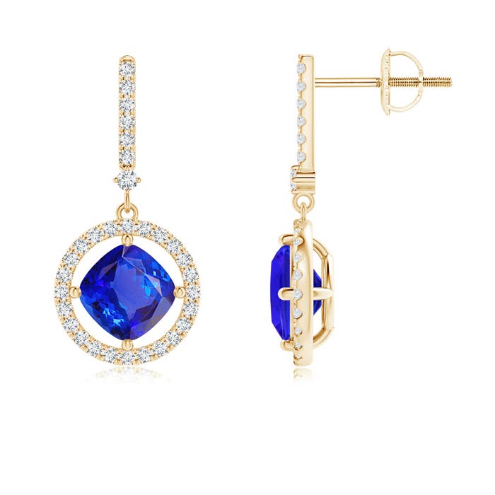 AAA - Tanzanite / 2.49 CT / 14 KT Yellow Gold