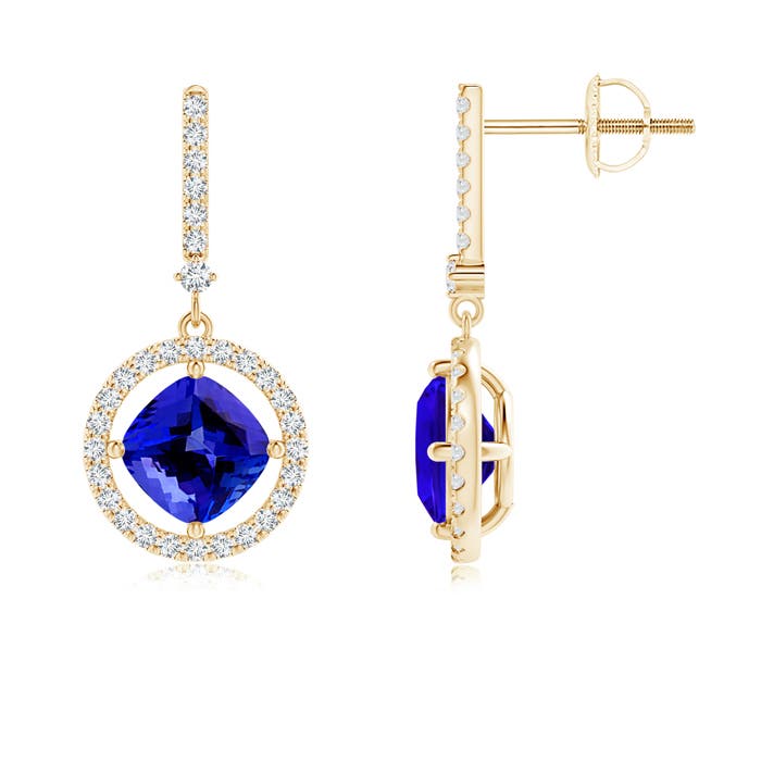 AAAA - Tanzanite / 2.49 CT / 14 KT Yellow Gold