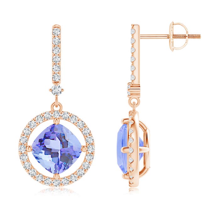 A - Tanzanite / 3.48 CT / 14 KT Rose Gold