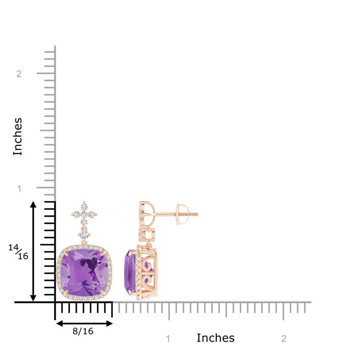 A - Amethyst / 7.84 CT / 14 KT Rose Gold