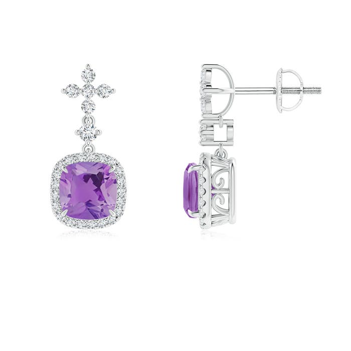 A - Amethyst / 2.02 CT / 14 KT White Gold