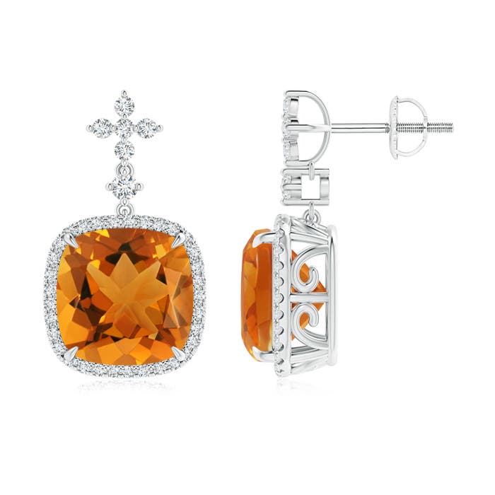 AAA - Citrine / 7.44 CT / 14 KT White Gold