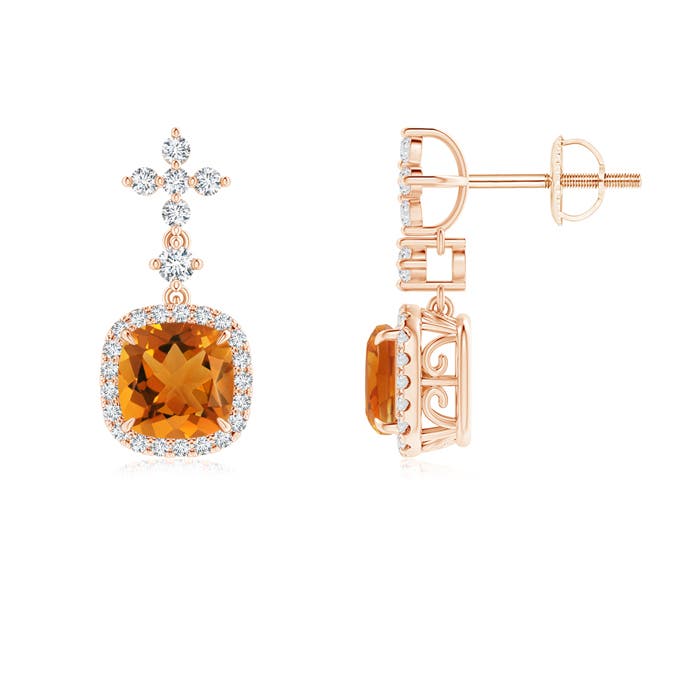 AAA - Citrine / 2.22 CT / 14 KT Rose Gold