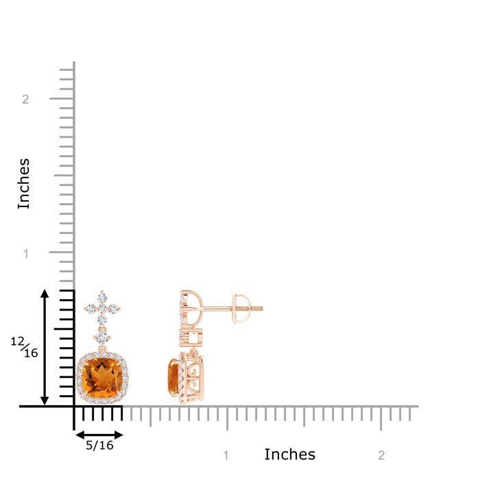 AAA - Citrine / 2.22 CT / 14 KT Rose Gold