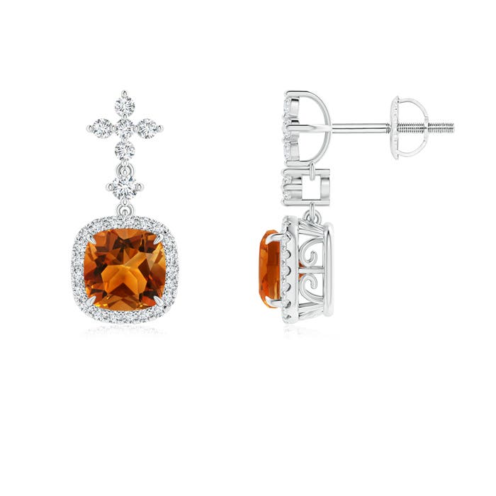 AAAA - Citrine / 2.22 CT / 14 KT White Gold