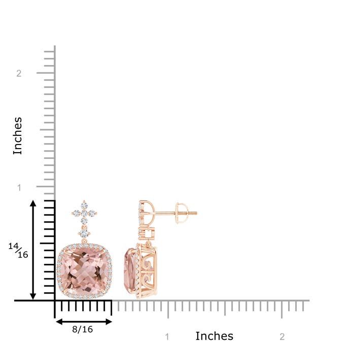 AAAA - Morganite / 7.94 CT / 14 KT Rose Gold