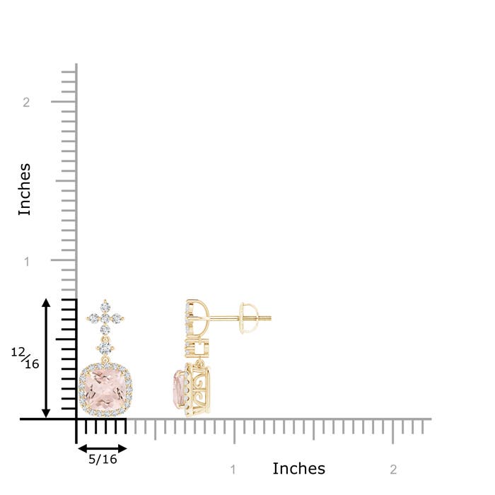 AA - Morganite / 1.92 CT / 14 KT Yellow Gold