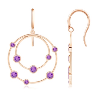 Round A Amethyst