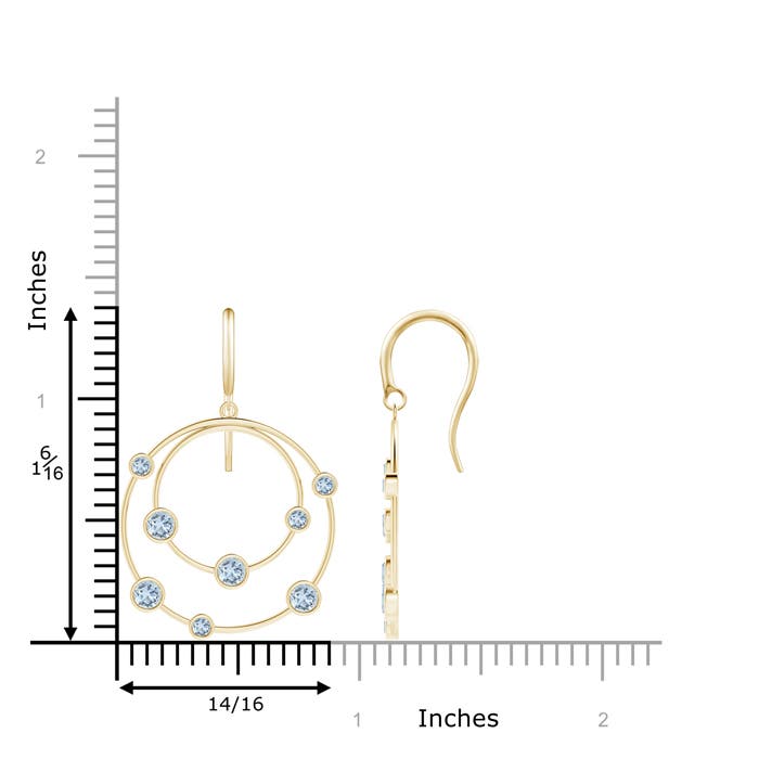 A - Aquamarine / 1.04 CT / 14 KT Yellow Gold