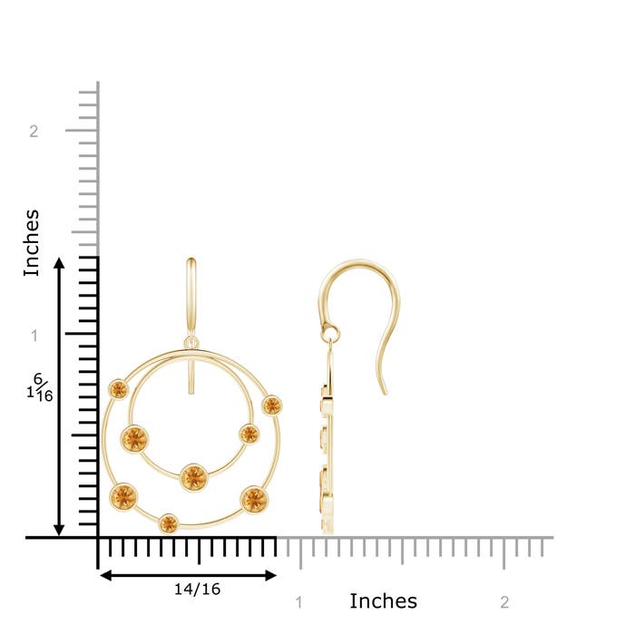 A - Citrine / 1.12 CT / 14 KT Yellow Gold