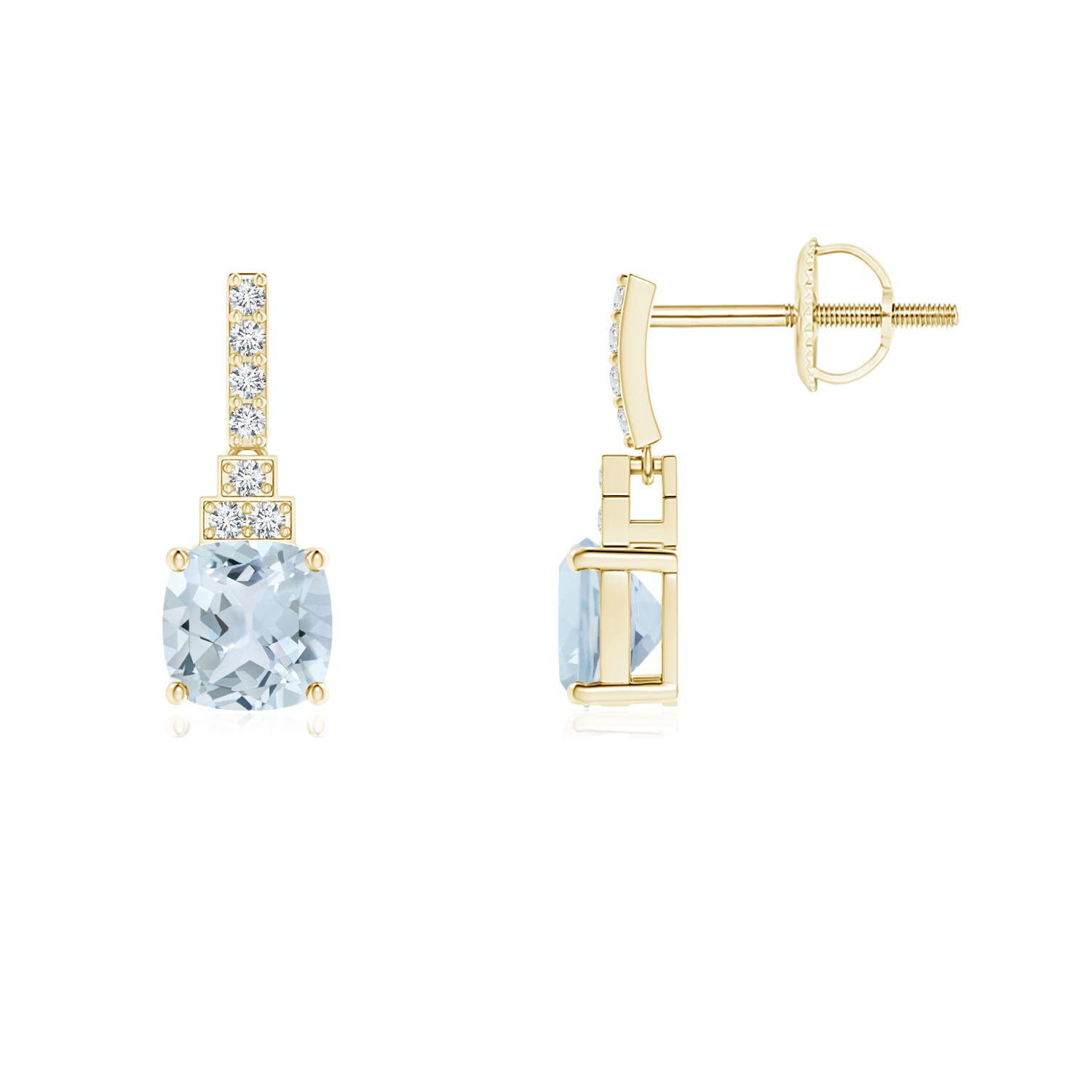 A - Aquamarine / 1.14 CT / 14 KT Yellow Gold